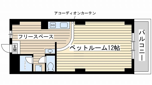BIGワンルームの室内は一見の価値あり!異人館へお散歩できますよ♪の投稿ブログの詳細