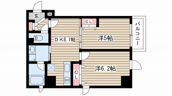 おしゃれな内装の新築2DK！扉を開けると1LDKとしても使えますの投稿ブログの詳細
