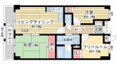 神戸市垂水区塩屋町（ＪＲ山陽本線塩屋）のマンション間取画像