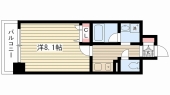 神戸市中央区浜辺通（ＪＲ東海道本線（近畿）三ノ宮）のマンション間取画像