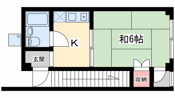ＪＲ東海道本線（近畿）三ノ宮の賃貸物件間取画像