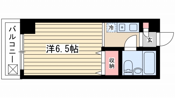 神戸市営地下鉄線長田の賃貸物件間取画像