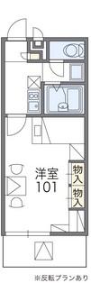神戸市営地下鉄線伊川谷の賃貸物件間取画像