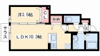 神戸市東灘区住吉東町の賃貸物件間取画像
