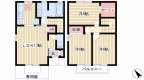 神戸市北区山田町下谷上の賃貸物件間取画像