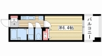 神戸市中央区布引町の賃貸物件間取画像