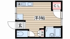 神戸市中央区中山手通の賃貸物件間取画像