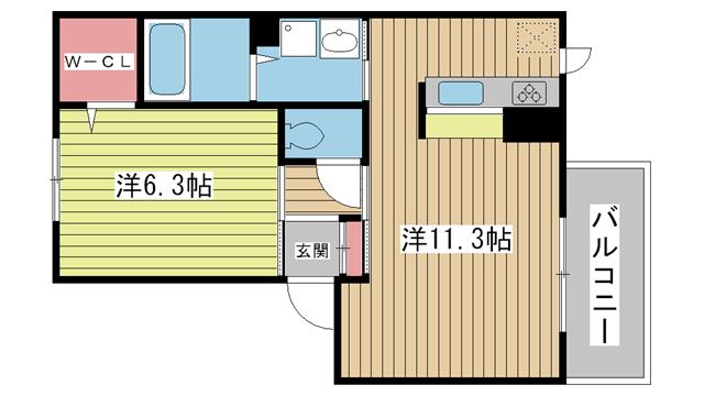 神戸市北区藤原台中町の賃貸物件外観写真