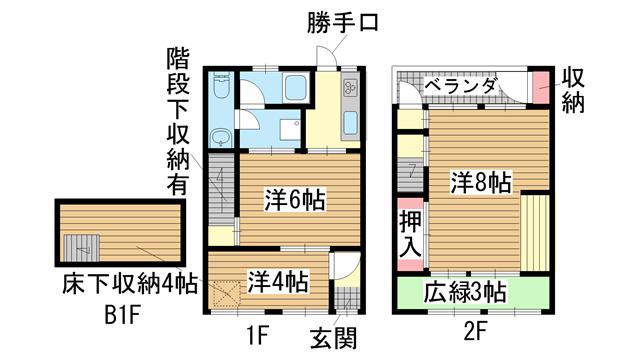 神戸市中央区多聞通の賃貸物件間取画像