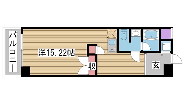神戸市東灘区深江本町の賃貸物件間取画像