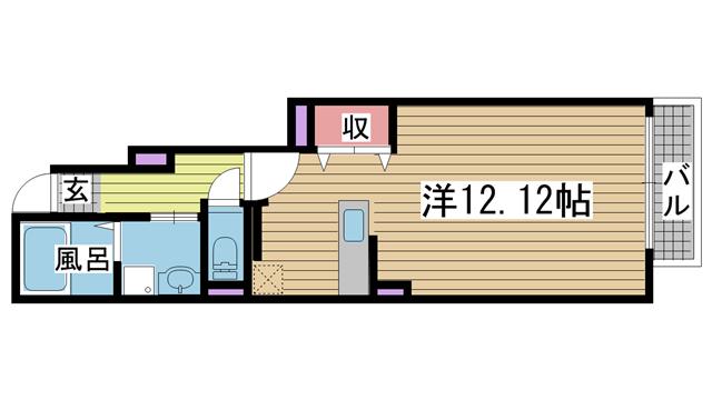 神戸電鉄三田線五社の賃貸物件間取画像