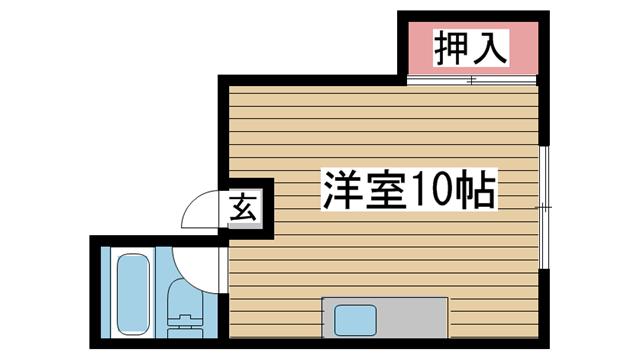 神戸市中央区北長狭通の賃貸物件間取画像