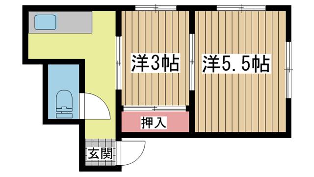 ＪＲ東海道本線（近畿）神戸の賃貸物件間取画像