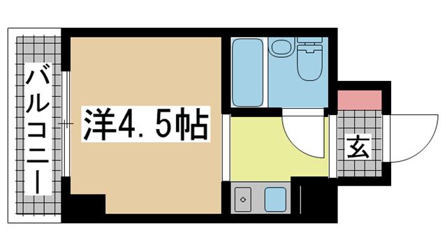 ＪＲ東海道本線（近畿）三ノ宮の賃貸物件間取画像