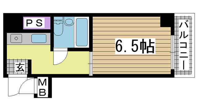ＪＲ東海道本線（近畿）神戸の賃貸物件間取画像