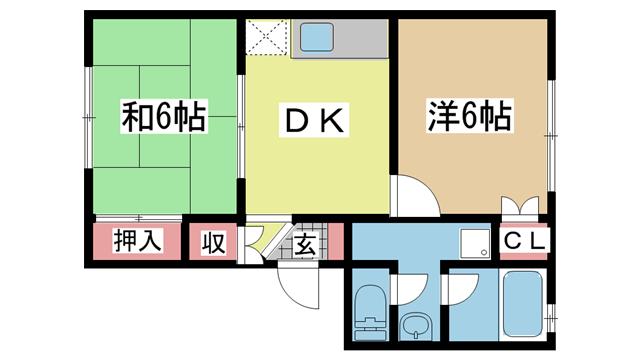 ＪＲ山陽本線垂水の賃貸物件間取画像