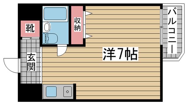 神戸市灘区岩屋北町の賃貸物件間取画像