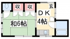 神戸市灘区赤坂通の賃貸物件間取画像