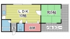 神戸市兵庫区三石通の賃貸物件間取画像