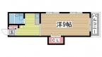 神戸市中央区中尾町の賃貸物件間取画像