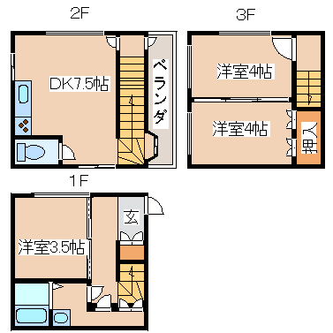 ペット相談可!3階建て貸家!の投稿ブログの詳細