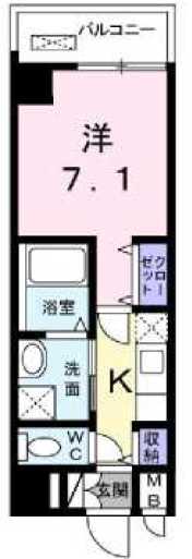 明石市西明石南町の賃貸物件間取画像