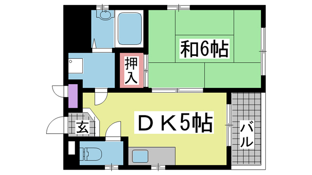 神戸市中央区中山手通(JR東海道本線(近畿)元町駅)のマンション賃貸物件 間取画像