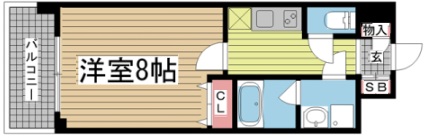 神戸市灘区倉石通(阪急神戸線王子公園駅)のマンション賃貸物件 間取画像