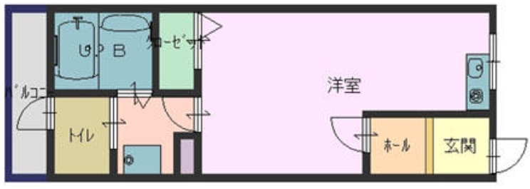 神戸市東灘区魚崎南町(阪神本線魚崎駅)のアパート賃貸物件 間取画像