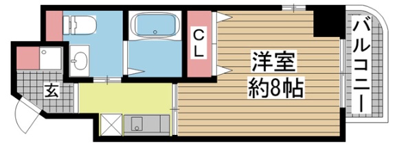 神戸市中央区加納町(JR東海道本線(近畿)三ノ宮駅)のマンション賃貸物件 間取画像