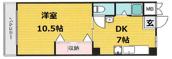 神戸市東灘区田中町(JR東海道本線(近畿)摂津本山駅)のマンション賃貸物件 間取画像