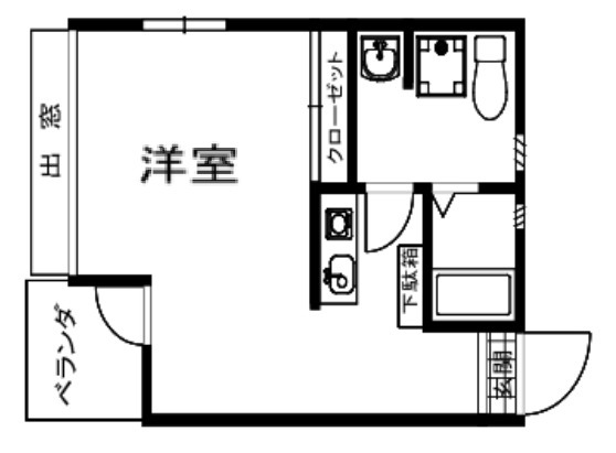 神戸市灘区城内通(JR東海道本線(近畿)灘駅)のアパート賃貸物件 間取画像