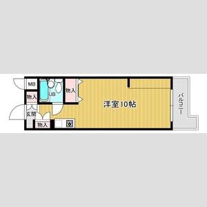 神戸市灘区篠原中町(阪急神戸線六甲駅)のマンション賃貸物件 間取画像