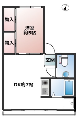神戸市東灘区御影本町(阪神本線御影駅)のマンション賃貸物件 間取画像