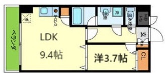 神戸市東灘区魚崎西町(阪神本線魚崎駅)のマンション賃貸物件 間取画像