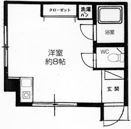 神戸市東灘区住吉本町(JR東海道本線(近畿)住吉駅)のマンション賃貸物件 間取画像