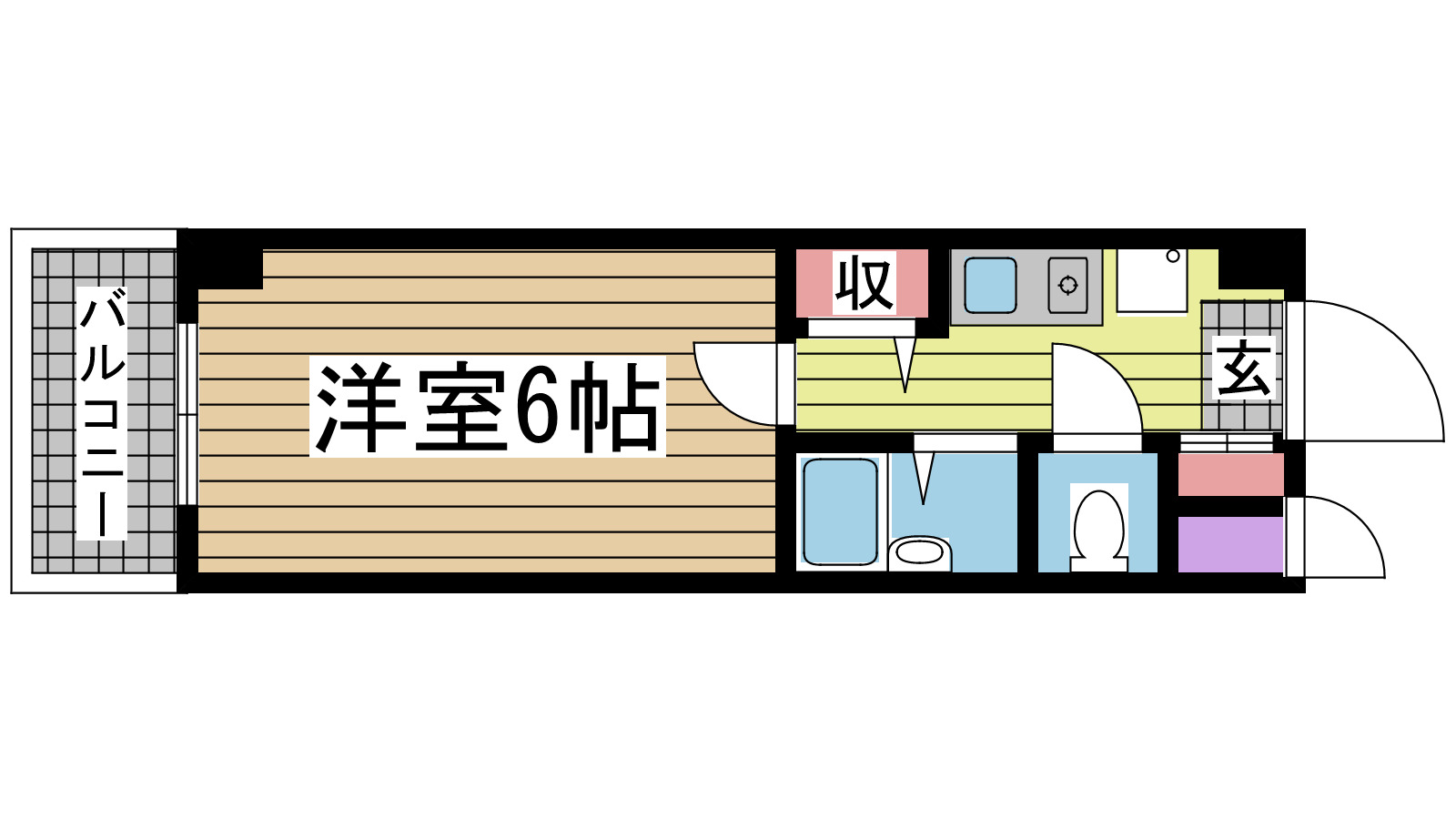 神戸市中央区生田町(JR東海道本線(近畿)三ノ宮駅)のマンション賃貸物件 間取画像