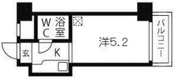 神戸市中央区元町通(JR東海道本線(近畿)神戸駅)のマンション賃貸物件 間取画像