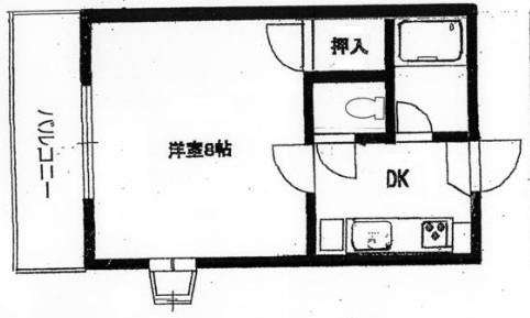 神戸市東灘区住吉本町(JR東海道本線(近畿)住吉駅)のアパート賃貸物件 間取画像