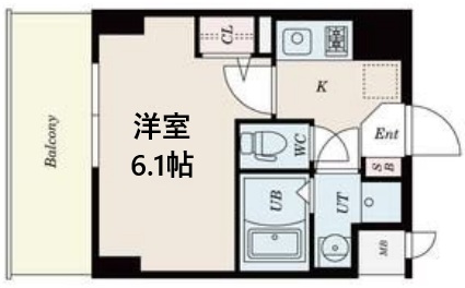 神戸市中央区国香通(阪急神戸線春日野道駅)のマンション賃貸物件 間取画像