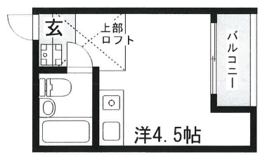 神戸市長田区腕塚町(JR山陽本線新長田駅)のマンション賃貸物件 間取画像