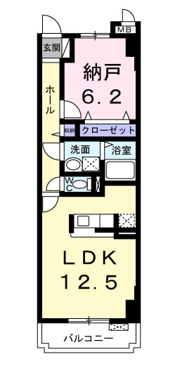 神戸市西区伊川谷町潤和(JR山陽本線明石駅)のマンション賃貸物件 間取画像