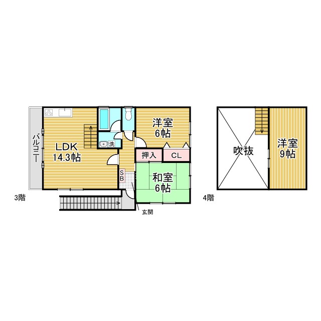 神戸市灘区篠原本町(阪急神戸線六甲駅)の貸家賃貸物件 間取画像