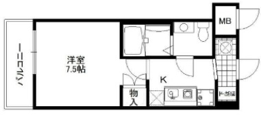 神戸市垂水区海岸通(JR山陽本線垂水駅)のマンション賃貸物件 間取画像