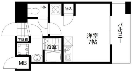 神戸市垂水区海岸通(JR山陽本線垂水駅)のマンション賃貸物件 間取画像