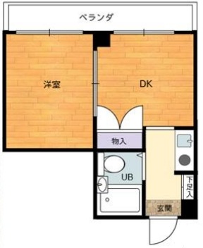 神戸市灘区岩屋北町(JR東海道本線(近畿)灘駅)のマンション賃貸物件 間取画像