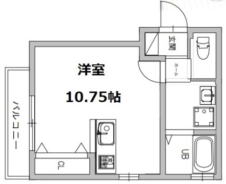 神戸市灘区赤坂通(阪急神戸線王子公園駅)のアパート賃貸物件 間取画像