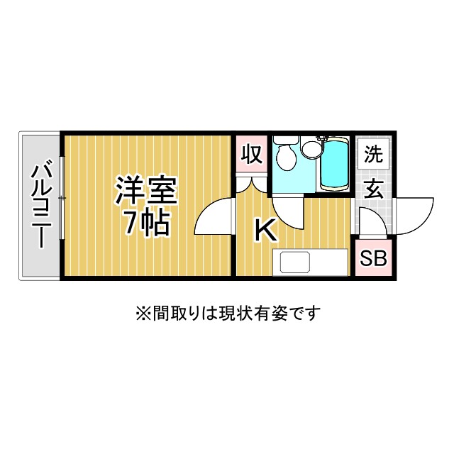 神戸市東灘区深江本町(阪神本線深江駅)のマンション賃貸物件 間取画像