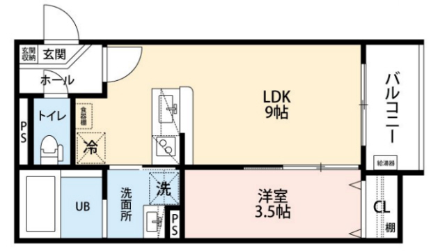 神戸市長田区蓮宮通(山陽電鉄線西代駅)のアパート賃貸物件 間取画像