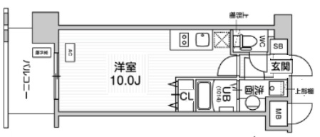 神戸市中央区下山手通(JR東海道本線(近畿)元町駅)のマンション賃貸物件 間取画像